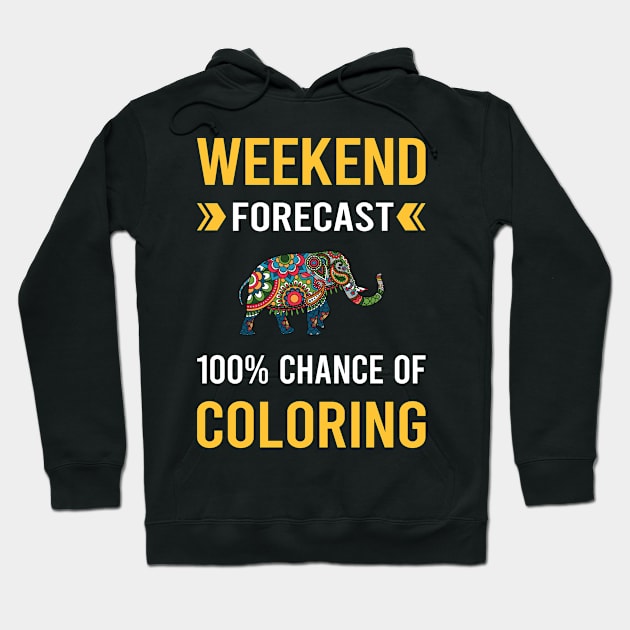 Weekend Forecast Coloring Hoodie by Good Day